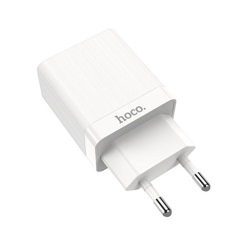 Сетевой адаптер Hoco C51A Prestige power dual port charger (White)